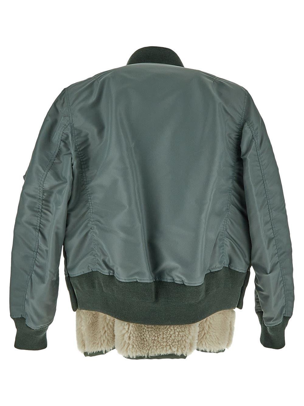 Oluxury Sacai Bomber Jacket In Vendita