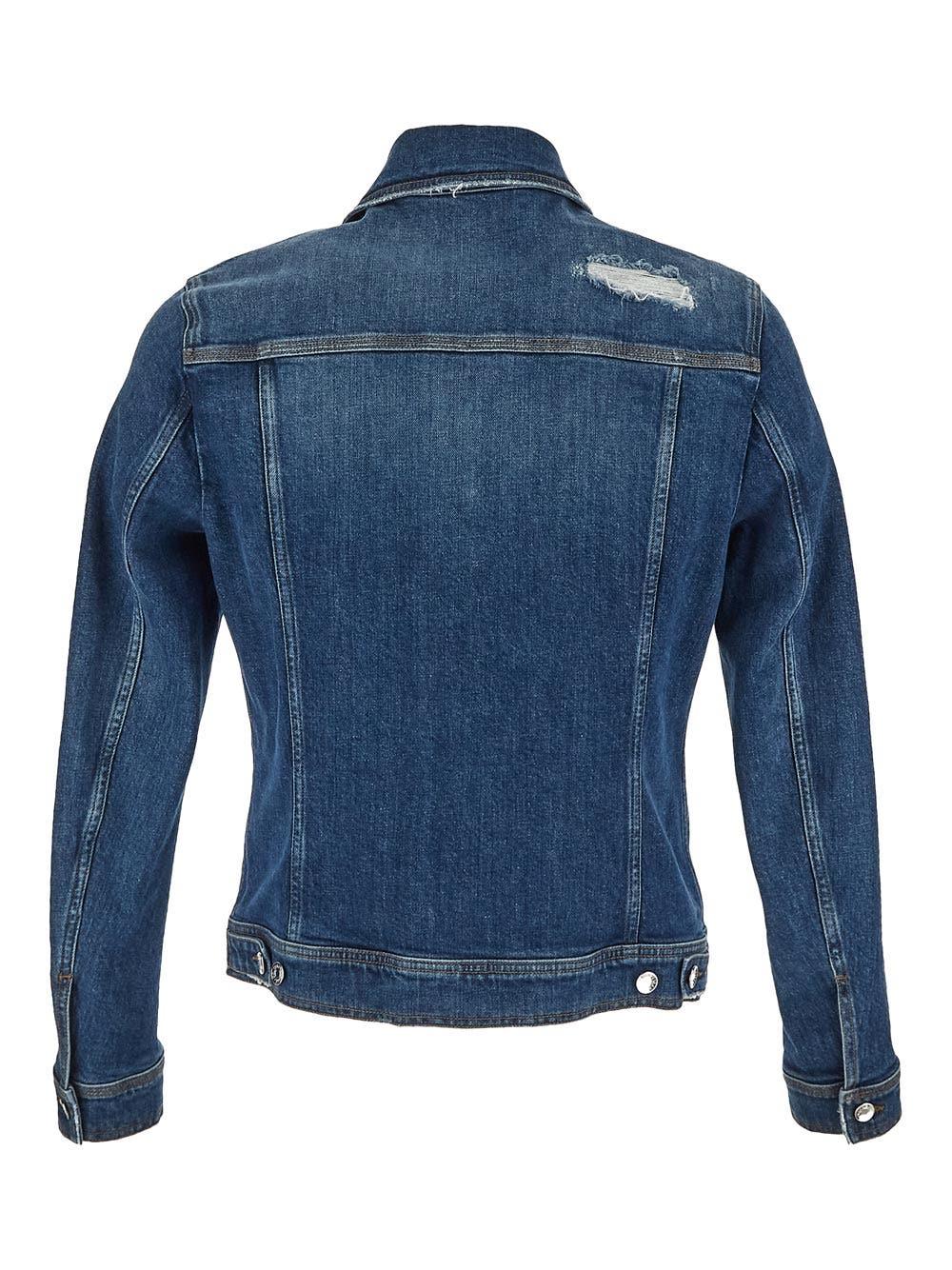 Oluxury Dolce & Gabbana Denim Jacket Fornitura limitata
