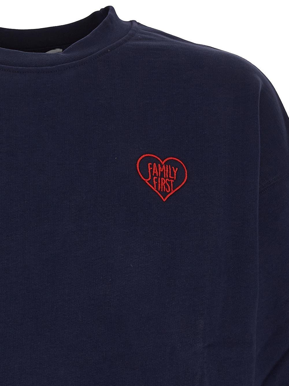 Oluxury Family First Heart Sweatshirt Offerta esclusiva
