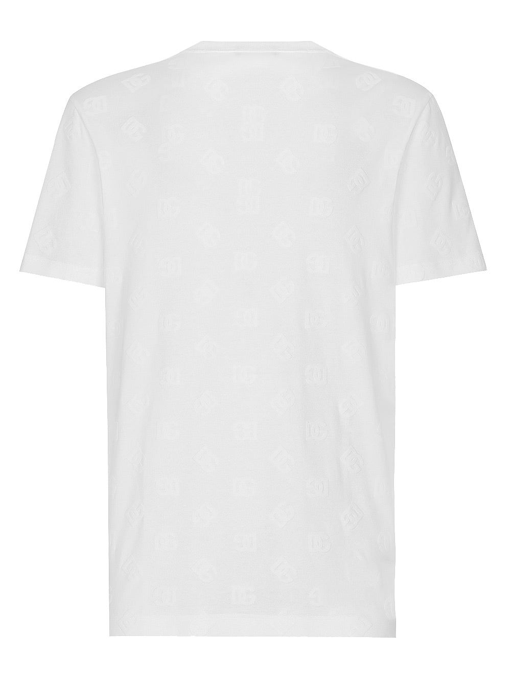 Oluxury Dolce & Gabbana T-shirt all-over flocked Online Outlet