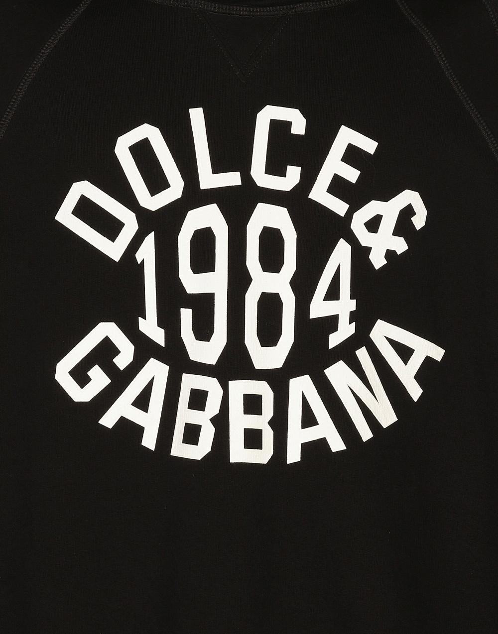 Oluxury Dolce & Gabbana Hoodie Print Grandi sconti