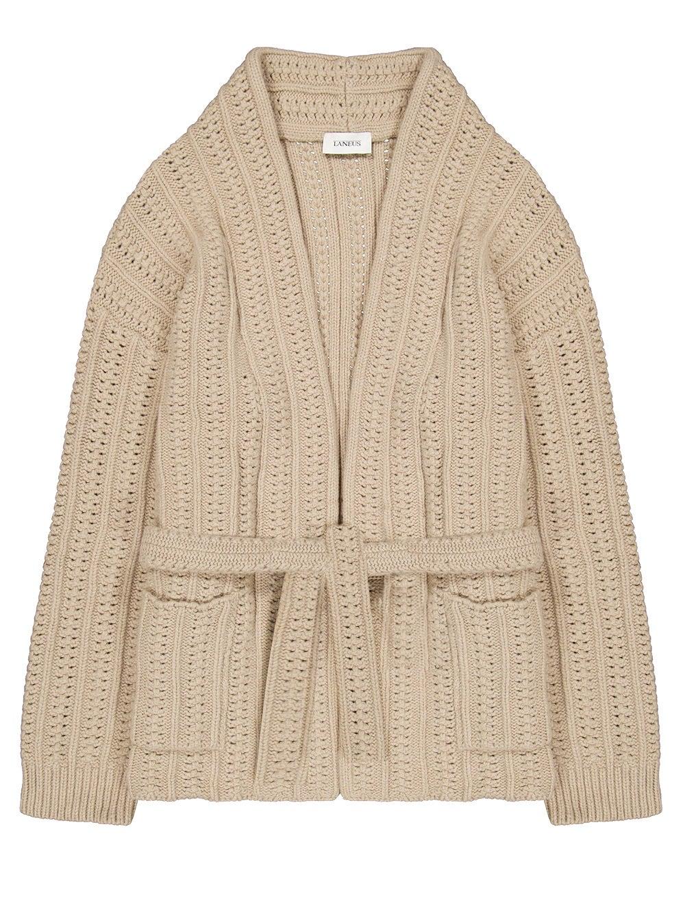Oluxury Laneus Knitted Cardigan Super Saving Price