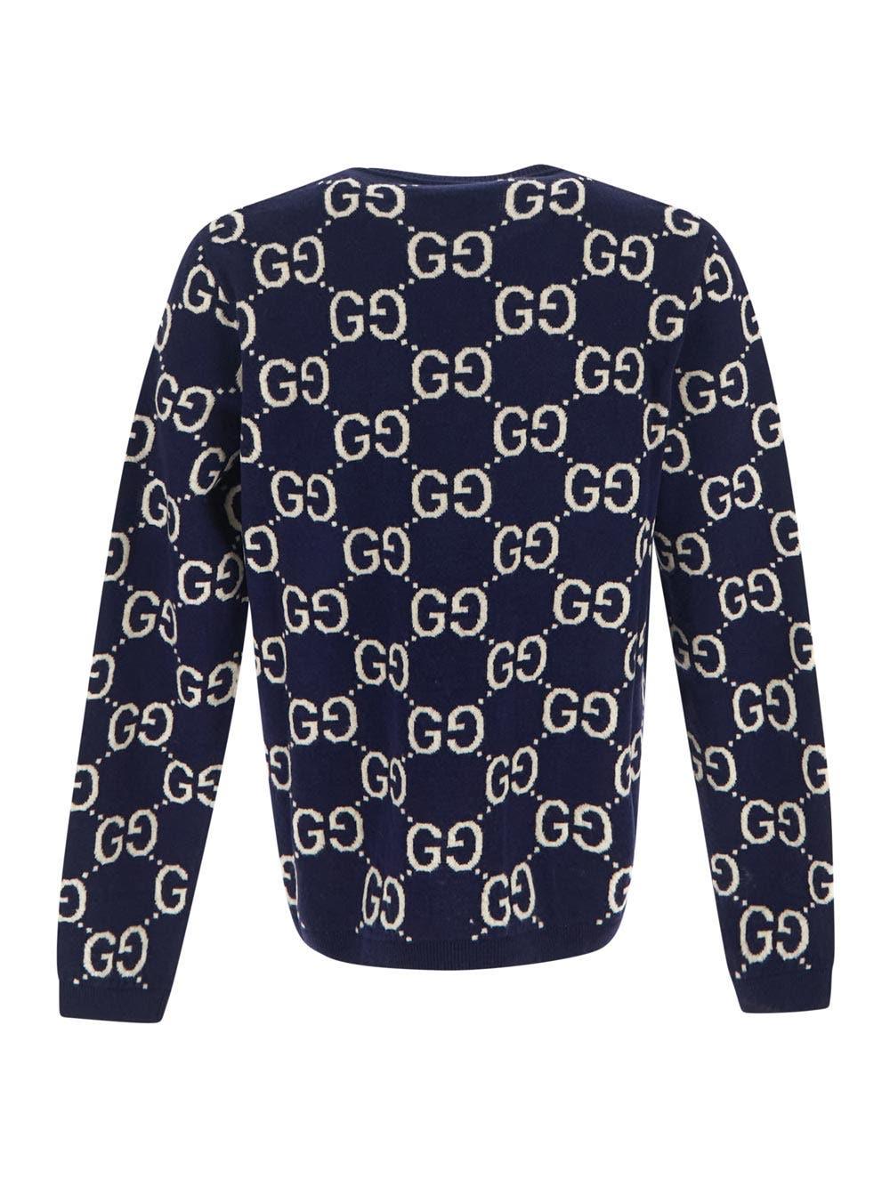 Oluxury Gucci All-Over Logo Sweater Ultimi tre giorni