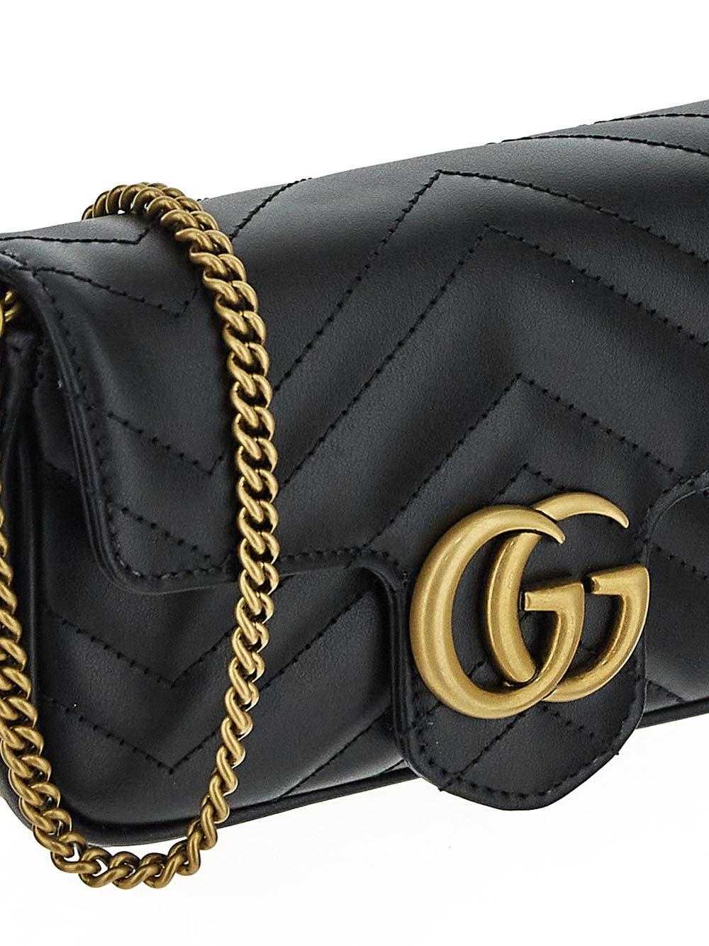 Oluxury Gucci GG Marmont Matelassè Leather Super Mini Bag Only for today