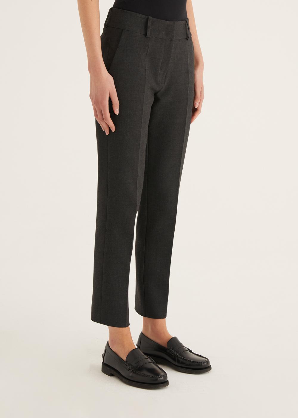 Rosso35 Pantalon capri “Kim” con zip frontale Shopping Online