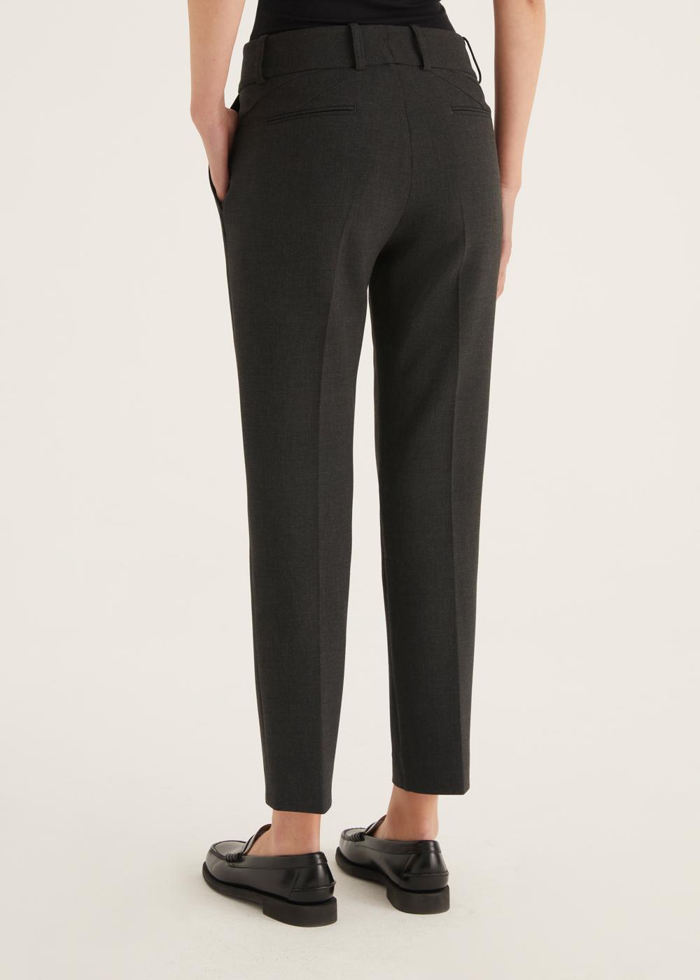 Rosso35 Pantalon capri “Kim” con zip frontale Shopping Online