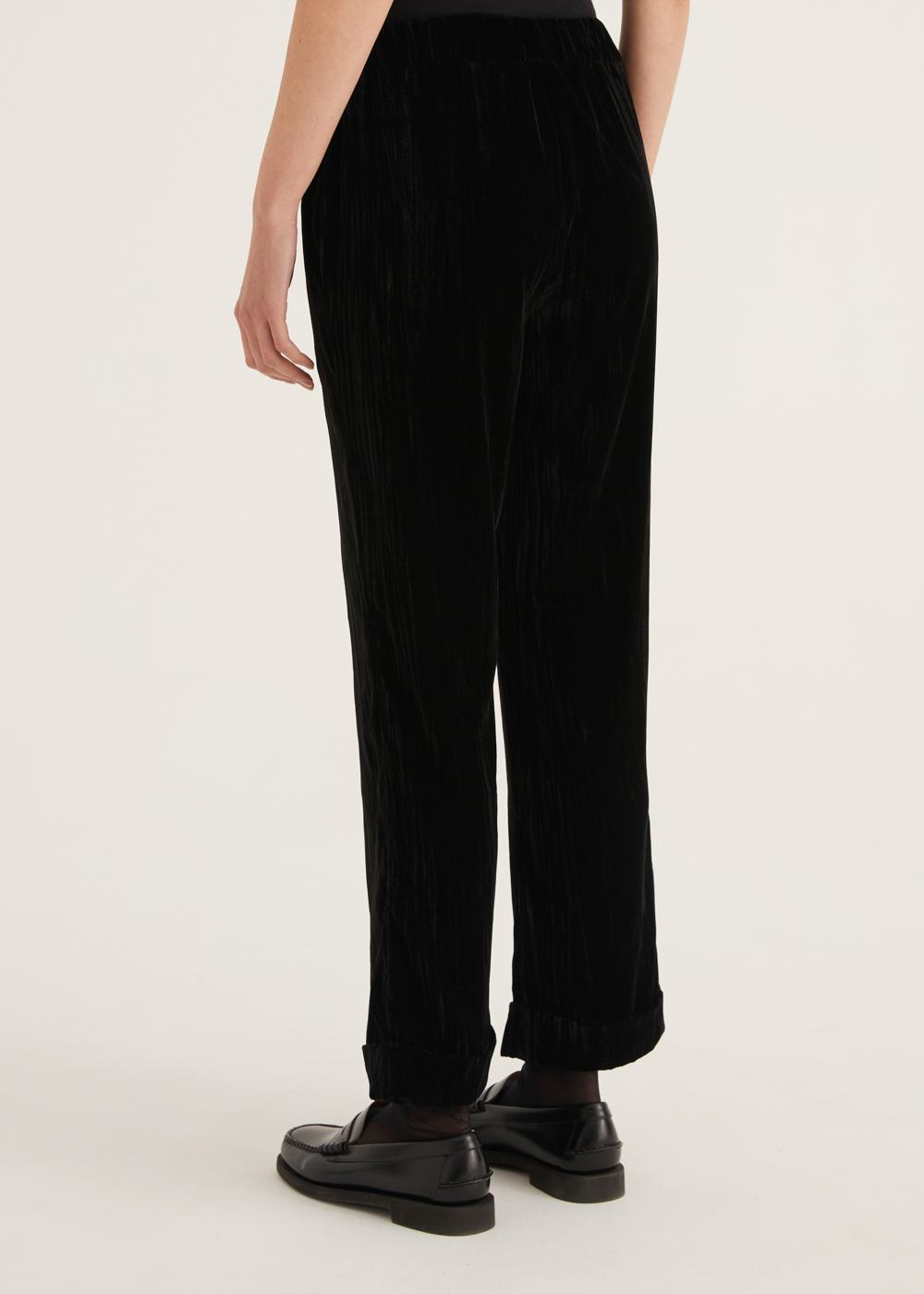 Rosso35 Pantalone con risvolto ed elastico in vita Offerte