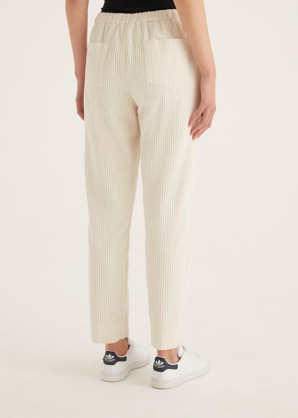 Rosso35 Pantalone dritto con elastico dietro in vita Vendita Economica