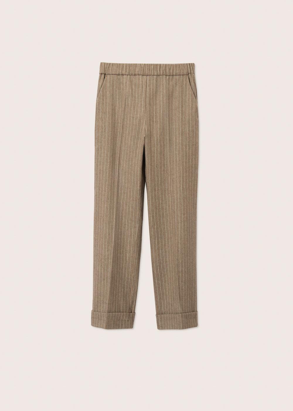Rosso35 Pantalone dritto con elastico in vita Nuova