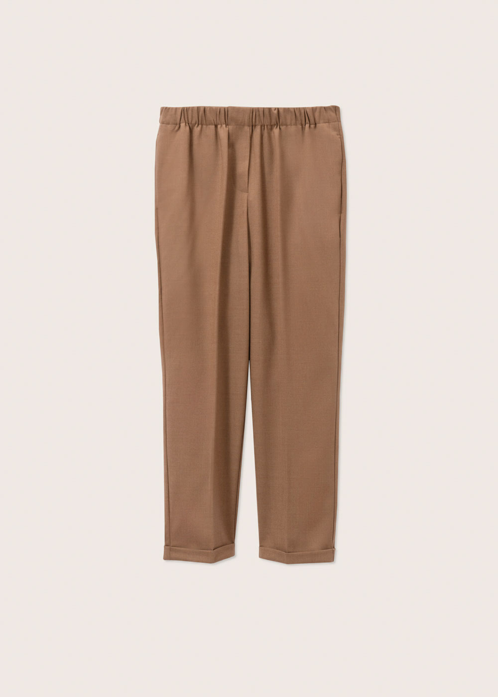 Rosso35 Pantalone dritto con elastico in vita Moda