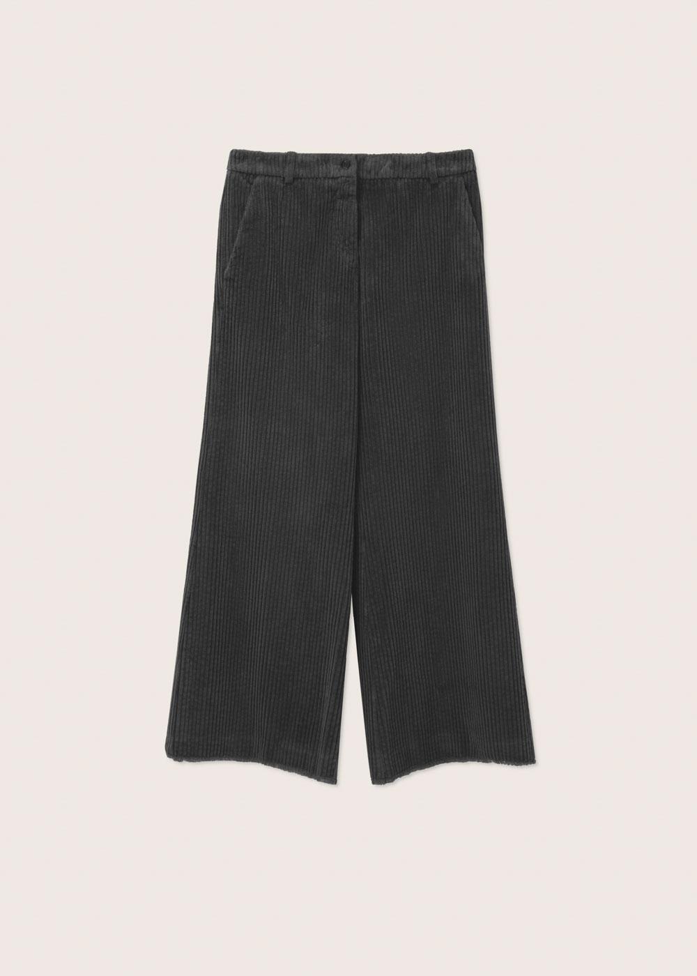Rosso35 Pantalone svasato con orlo taglio vivo Italia