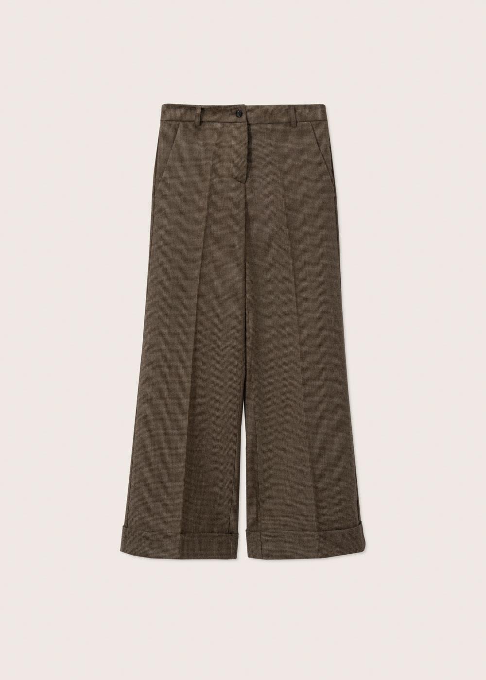 Rosso35 Pantalone svasato con risvolto 2025