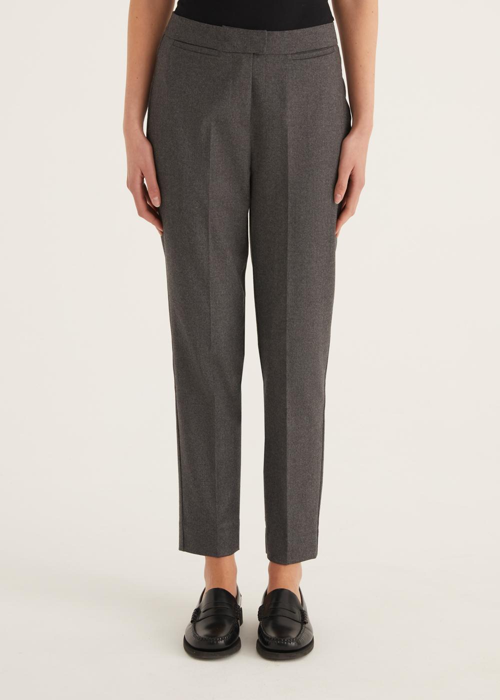 Rosso35 Pantalonecapri “Brigitte” con zip frontale In Linea
