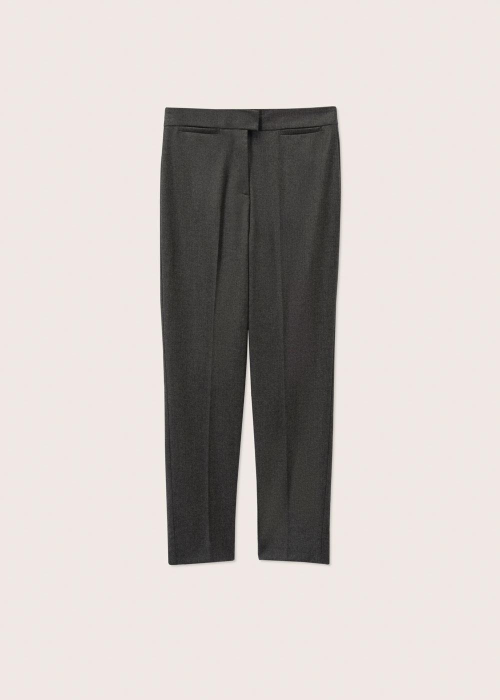 Rosso35 Pantalonecapri “Brigitte” con zip frontale In Linea