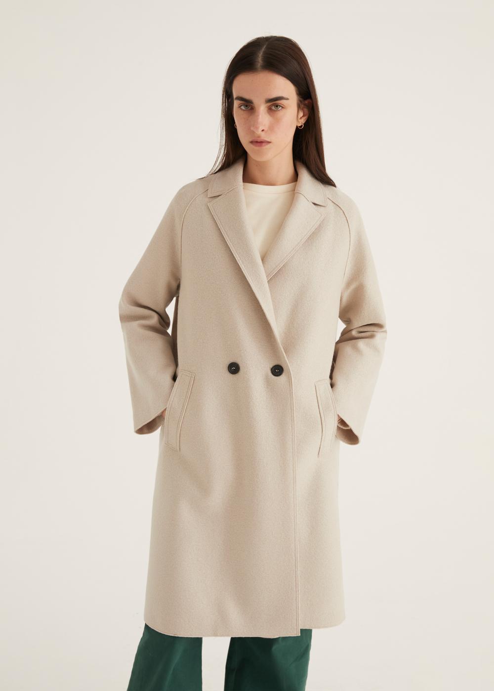 Rosso35 Cappotto doppiopetto taglio vivo 2025