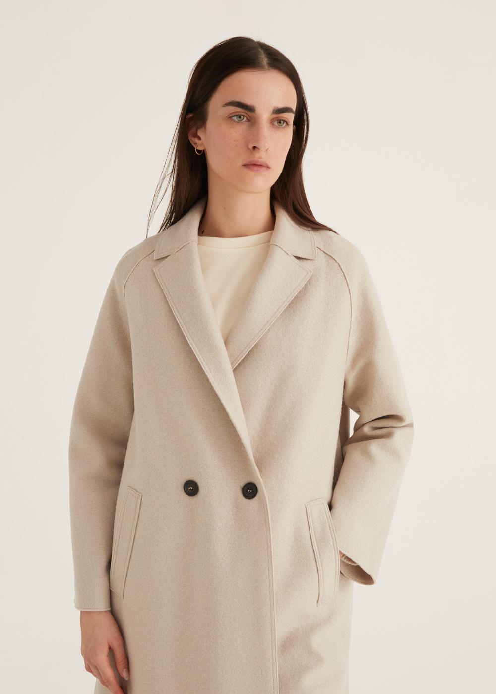 Rosso35 Cappotto doppiopetto taglio vivo 2025