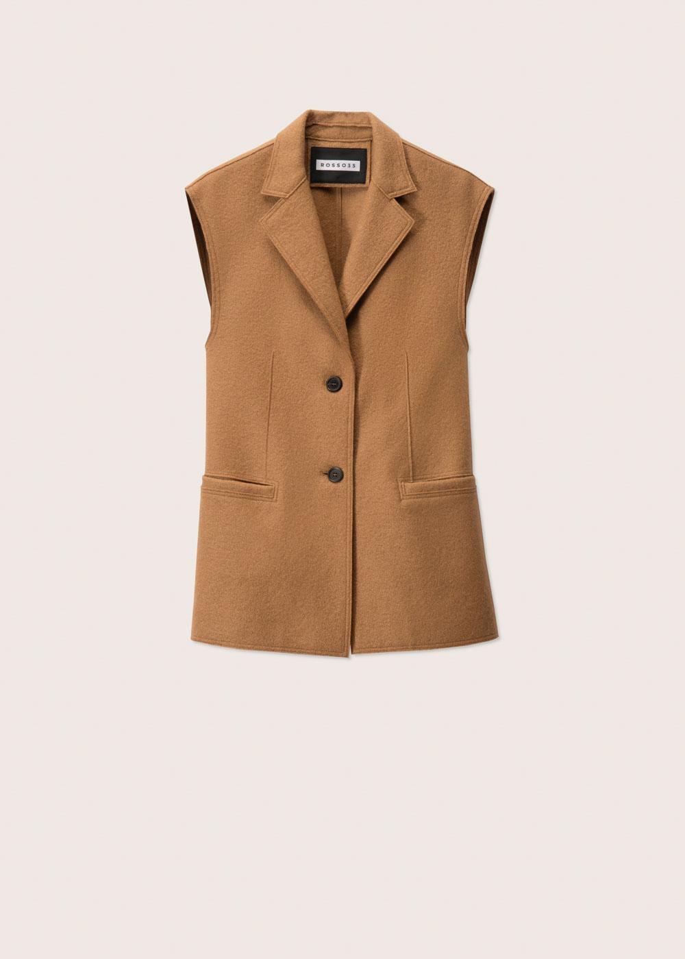 Rosso35 Gilet lungo taglio vivo Offerta