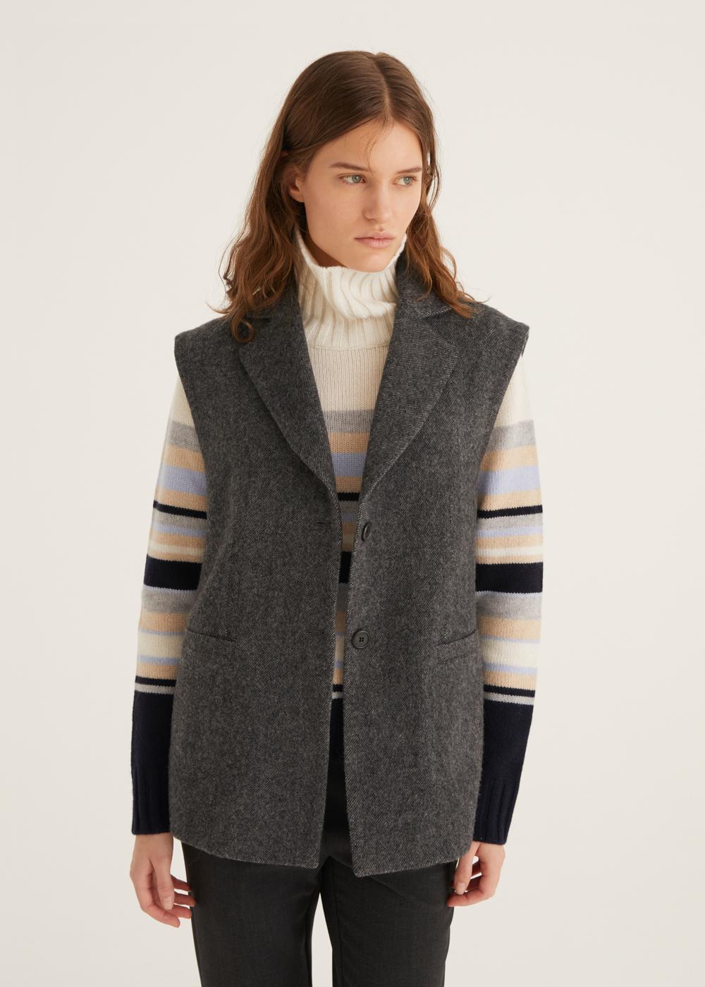 Rosso35 Gilet oversize Economico