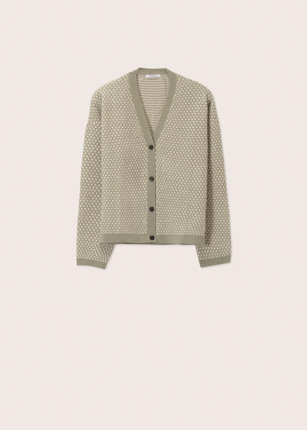 Rosso35 Cardigan micro motivo jacquard I Più Venduti