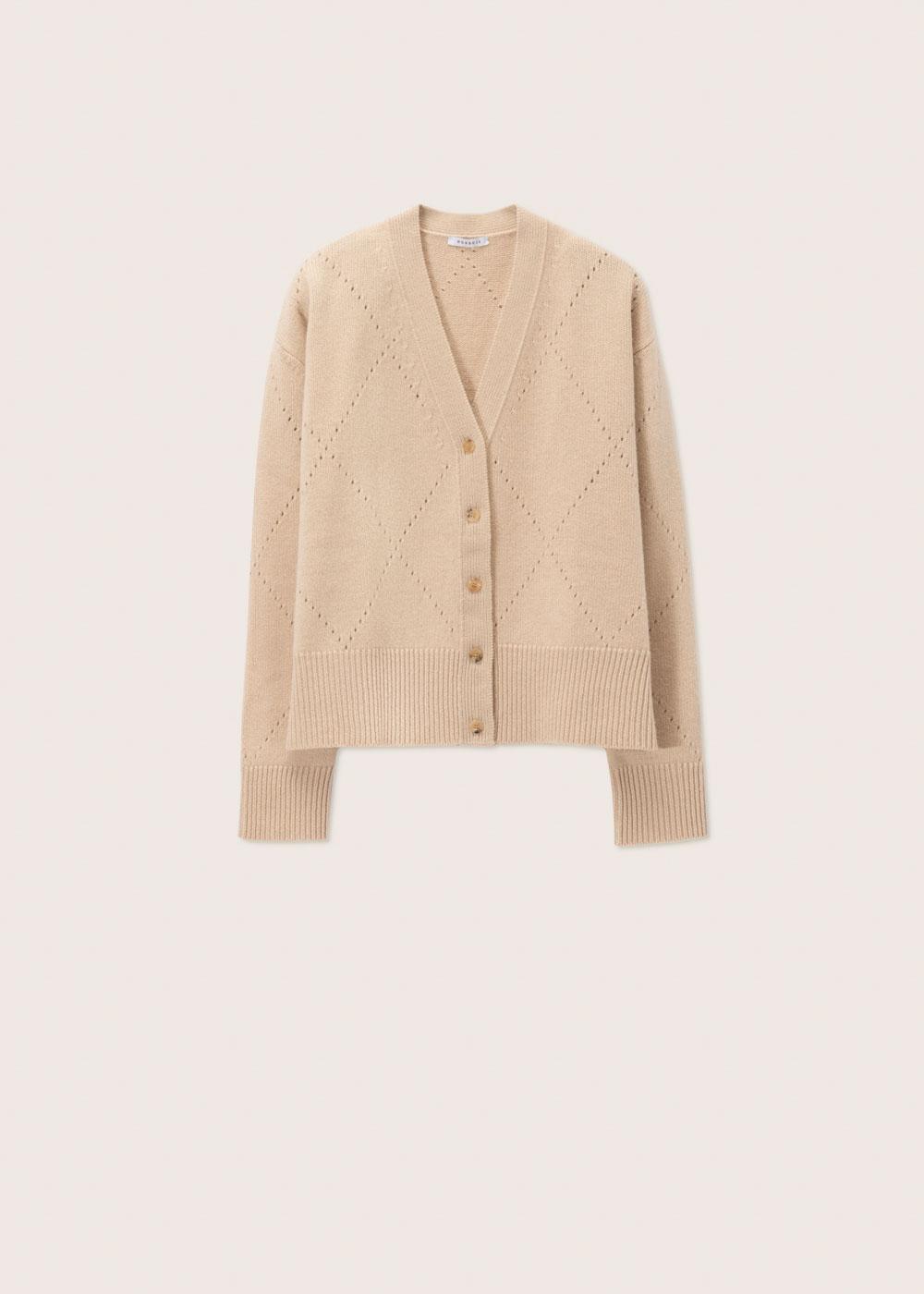 Rosso35 Cardigan motivo rombo Vendite Flash