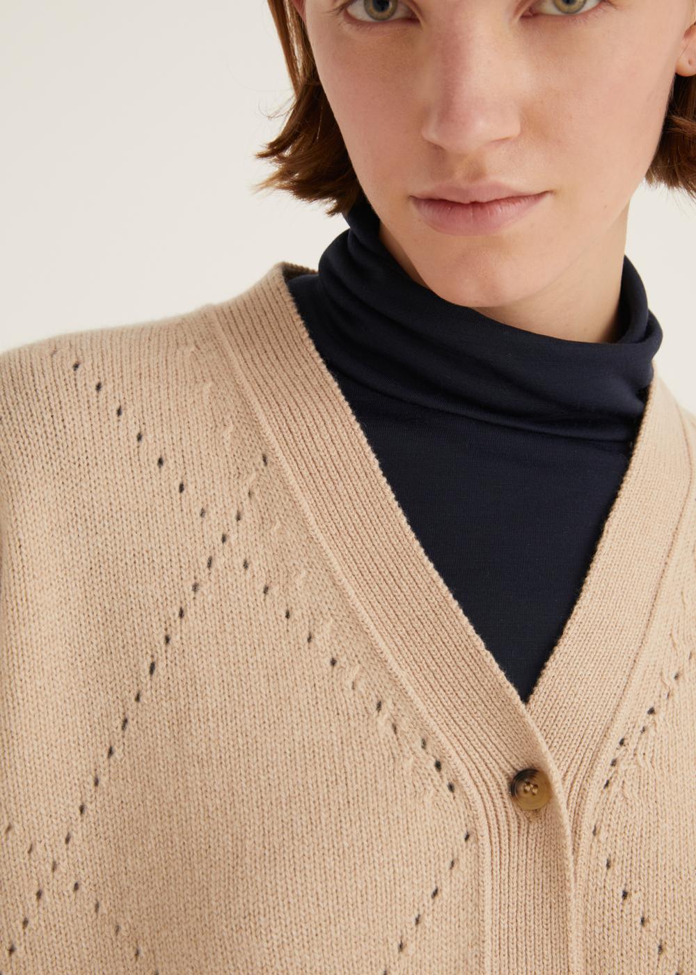 Rosso35 Cardigan motivo rombo Vendite Flash
