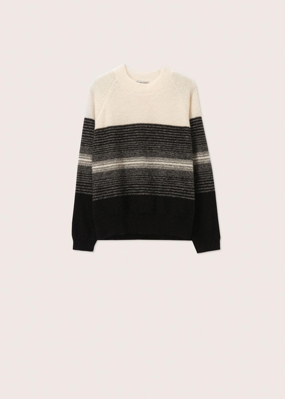 Rosso35 Maglia girocolloa righe Sottocosto