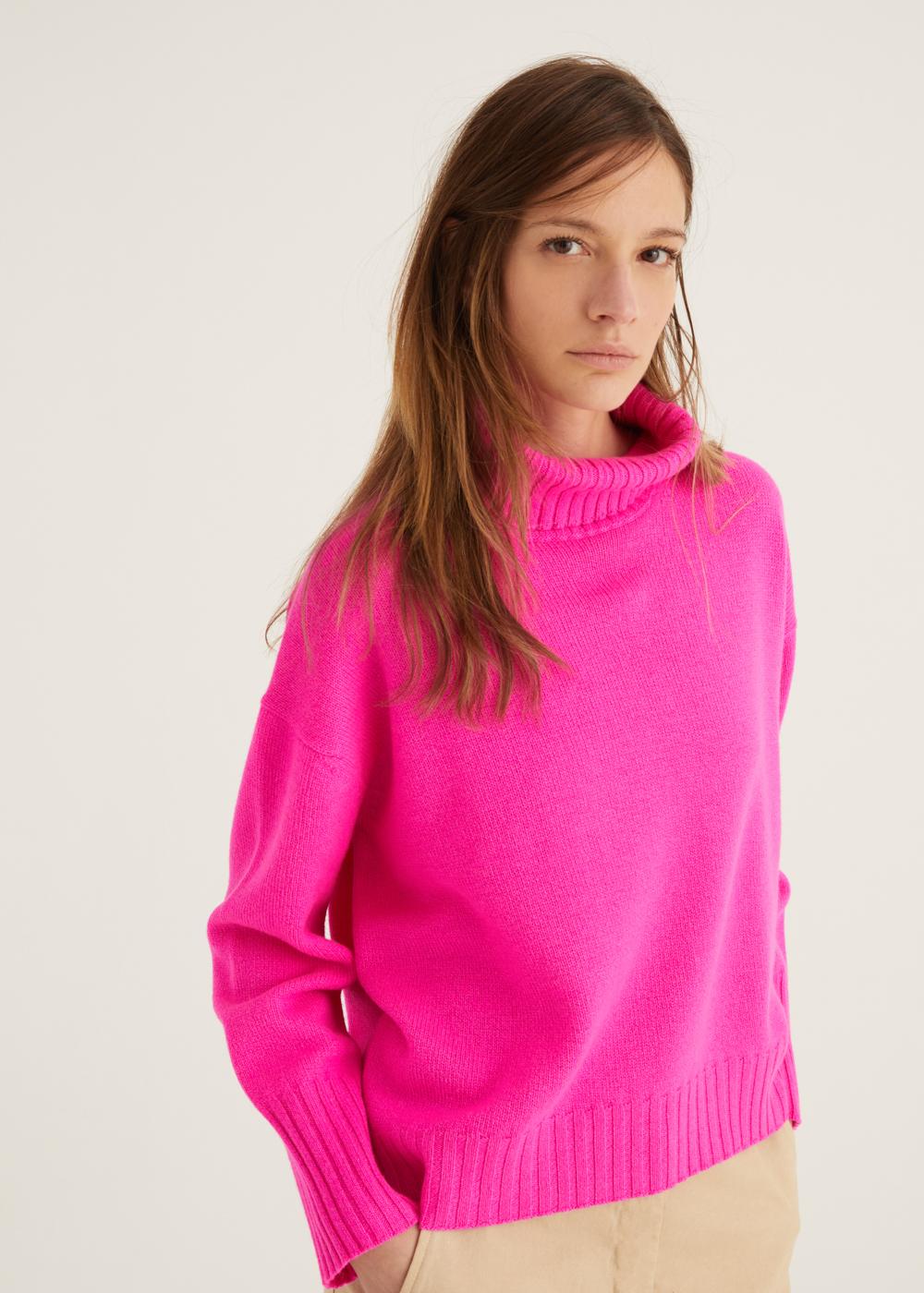 Rosso35 Maglia oversize collo alto Sconto