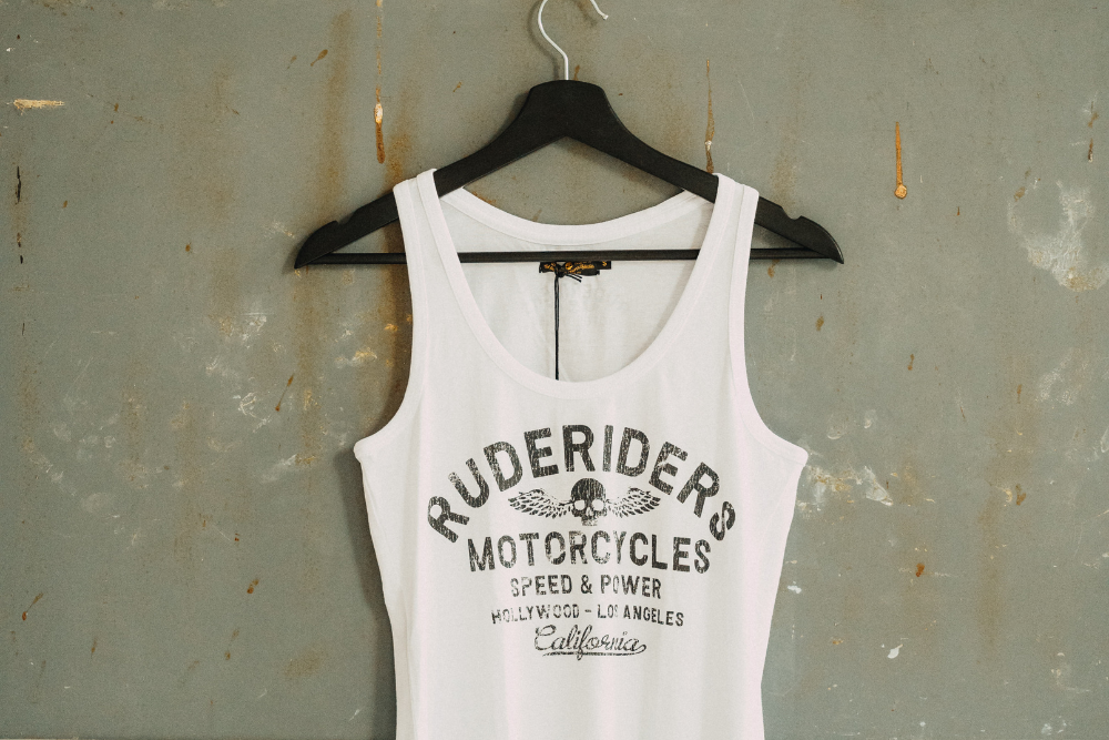 Rude Riders Canotta Donna Rude Riders Bianca Offerta