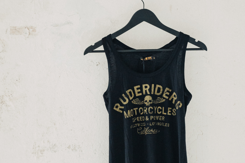 Rude Riders Canotta Donna Rude Riders Nera In Vendita