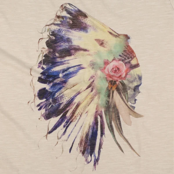 Rude Riders T-Shirt Donna Indian Limited Ed In Linea