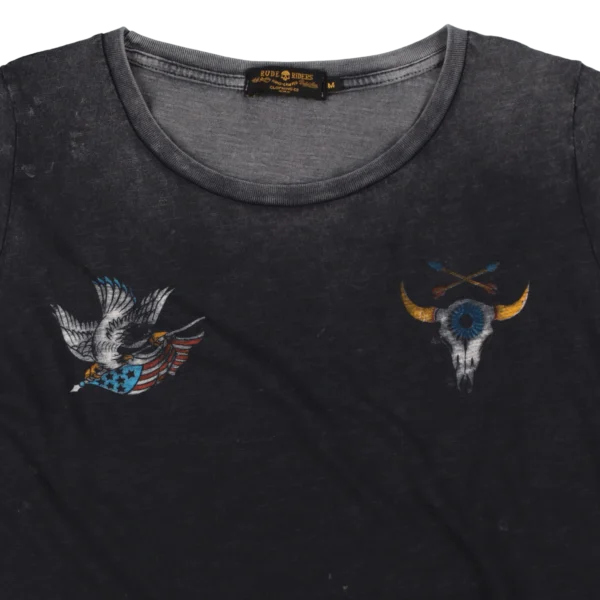Rude Riders T-Shirt Donna Snake Limited Ed Prezzo Ridotto