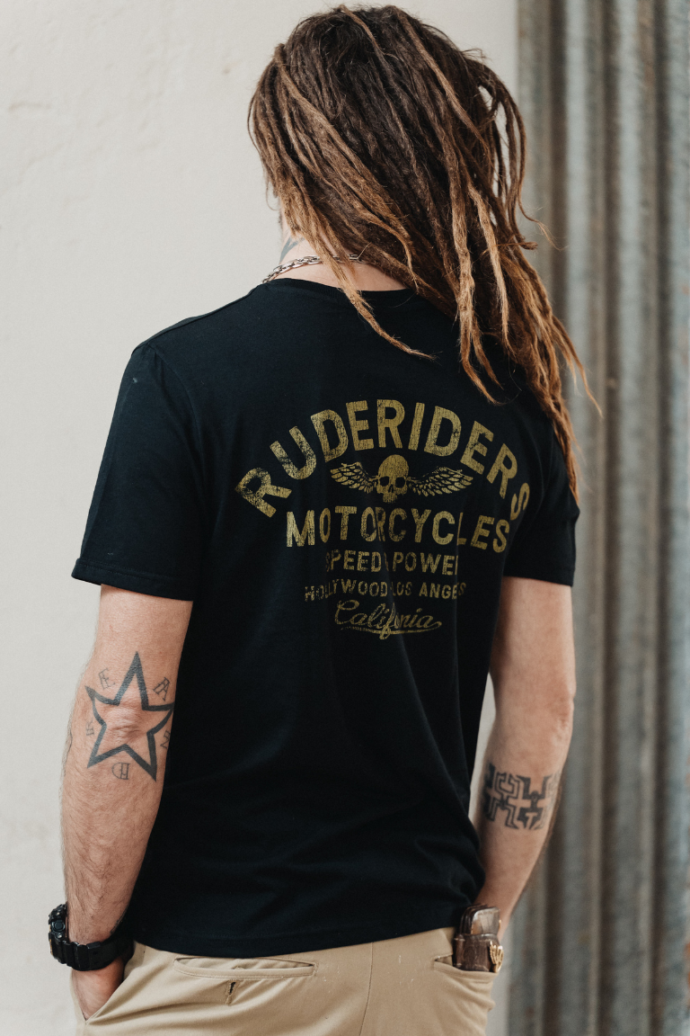 Rude Riders T-Shirt Uomo Rude Riders Nera Sottocosto