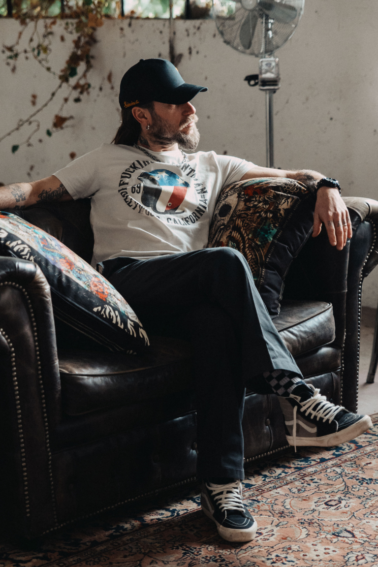 Rude Riders T-Shirt Uomo Stuntman Pezzi Unici