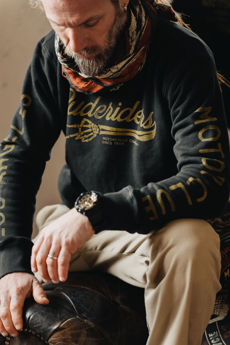 Rude Riders Felpa Capsule Uomo Rude Motor Club Negozi Online