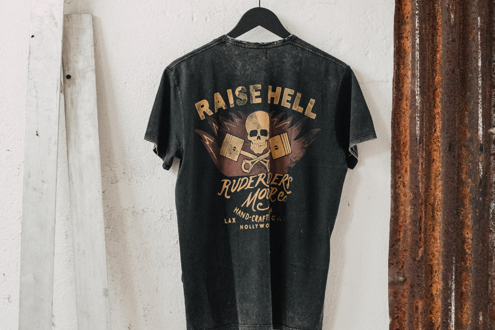 Rude Riders T-Shirt Uomo Raise Hell Affare Del Giorno