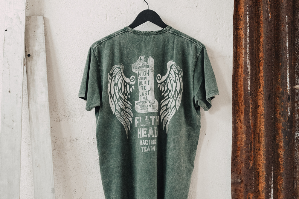 Rude Riders T-Shirt Uomo Flat Head Prezzo Ridotto