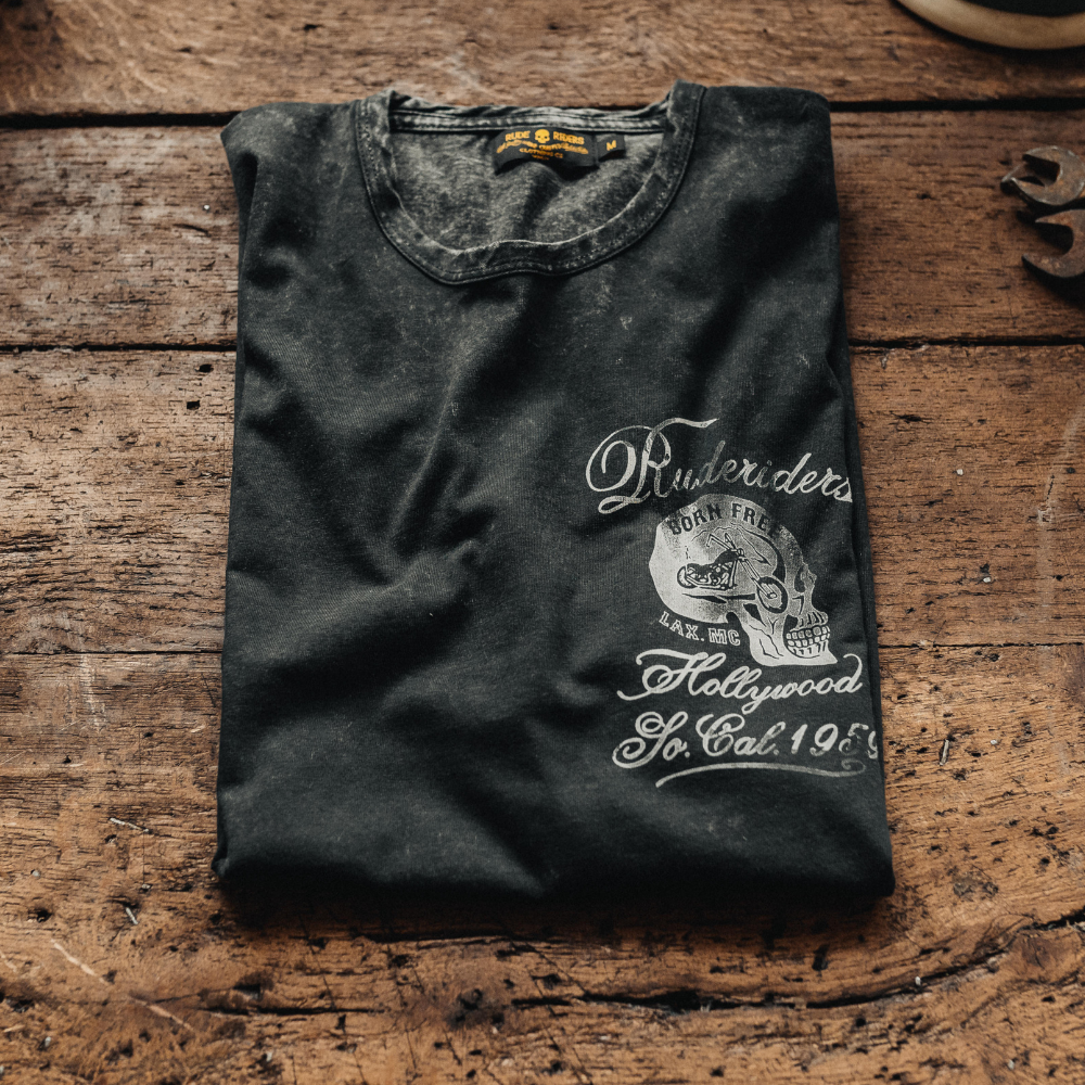 Rude Riders T-Shirt Uomo Born Free Novità