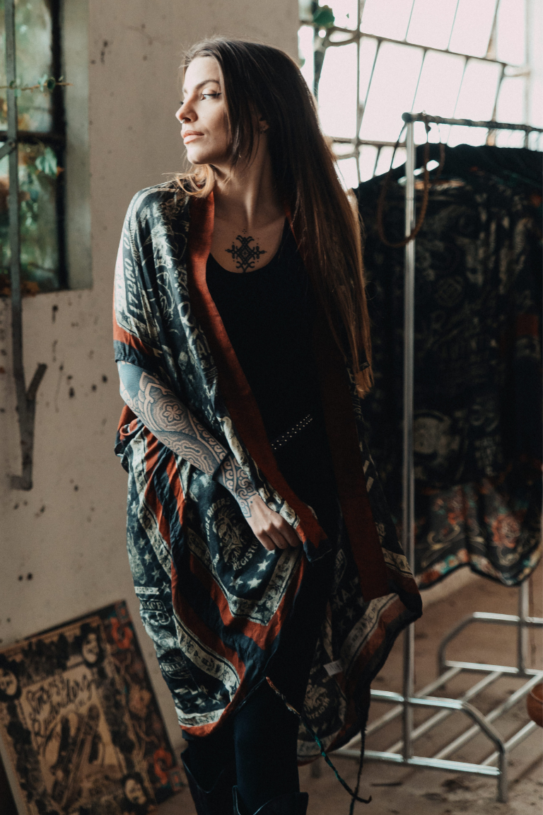 Rude Riders Kimono Rude Roots In Vendita