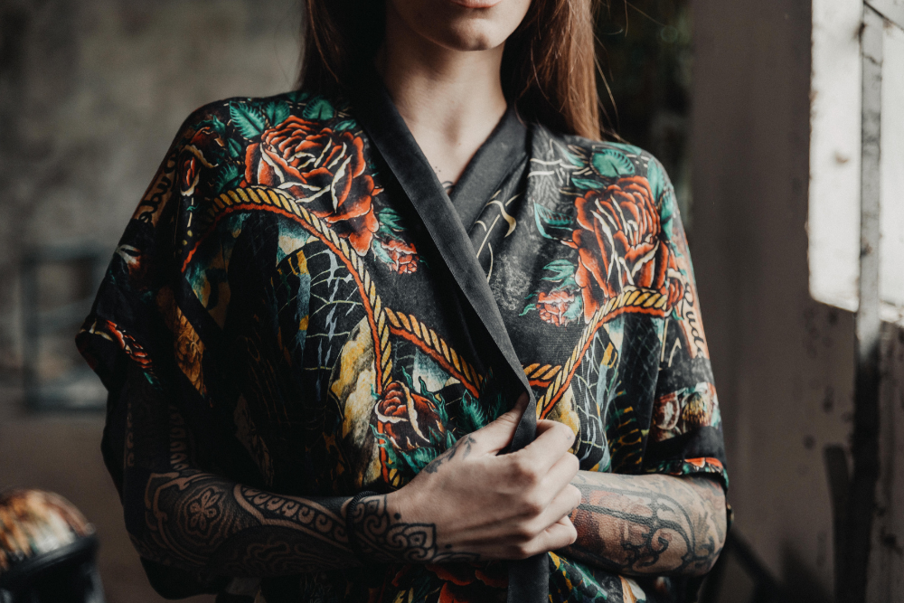 Rude Riders Kimono Skull&Butterfly Saldi
