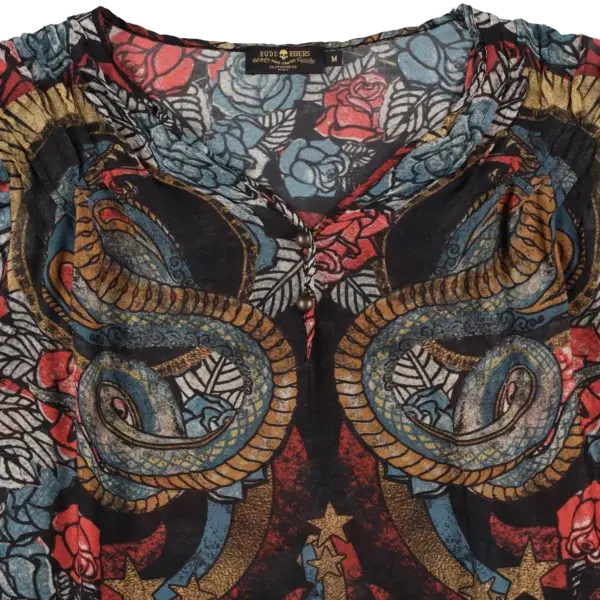 Rude Riders Shirt Donna Rock Vendita Calda