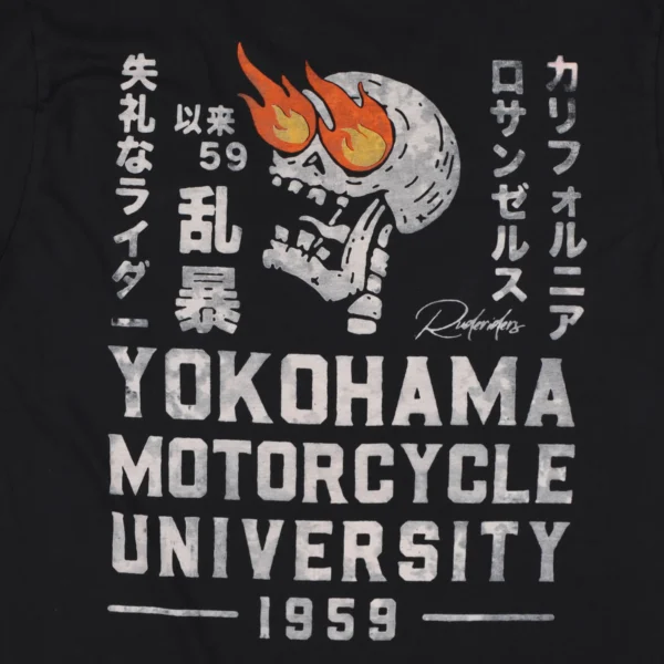 Rude Riders T-Shirt Uomo Yokohama Limited Ed In Saldo