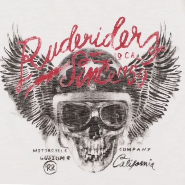 Rude Riders T-Shirt Uomo Skull Helmet Limited Ed 2025