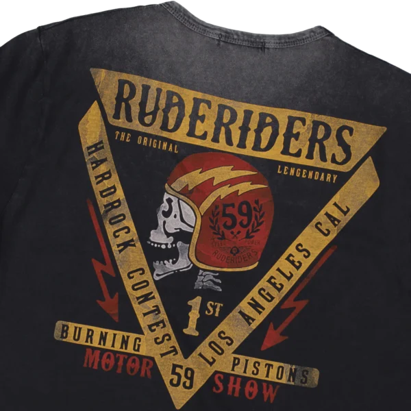 Rude Riders T-Shirt Uomo Hard Rock Limited Ed Italia