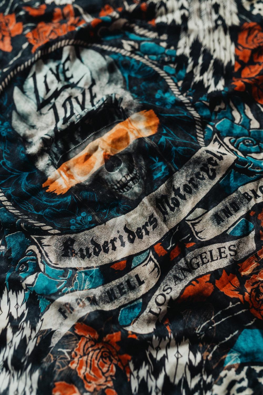 Rude Riders Bandana Live Love Vendita Calda
