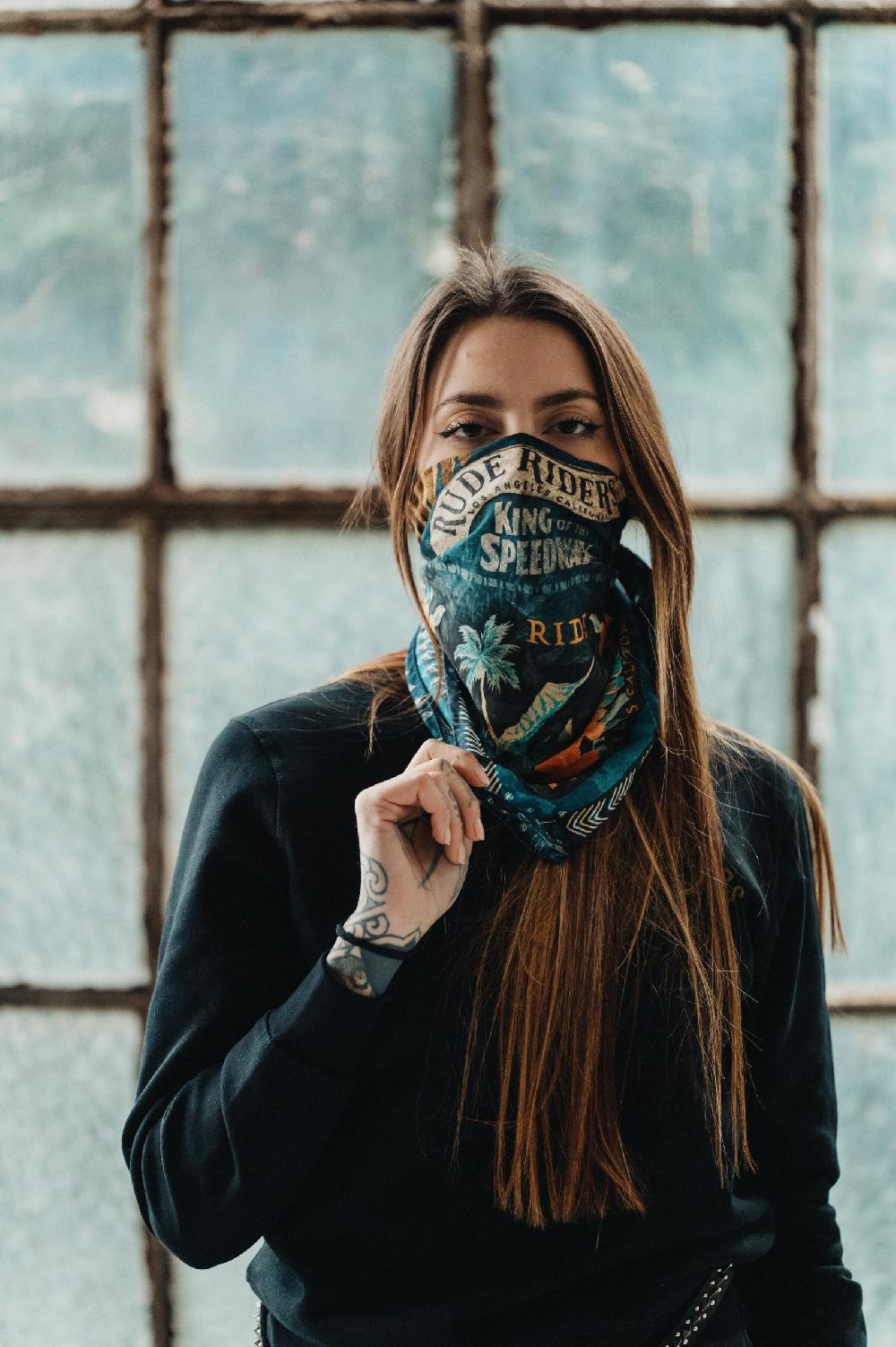Rude Riders Bandana Tropical King Saldi Di Fabbrica