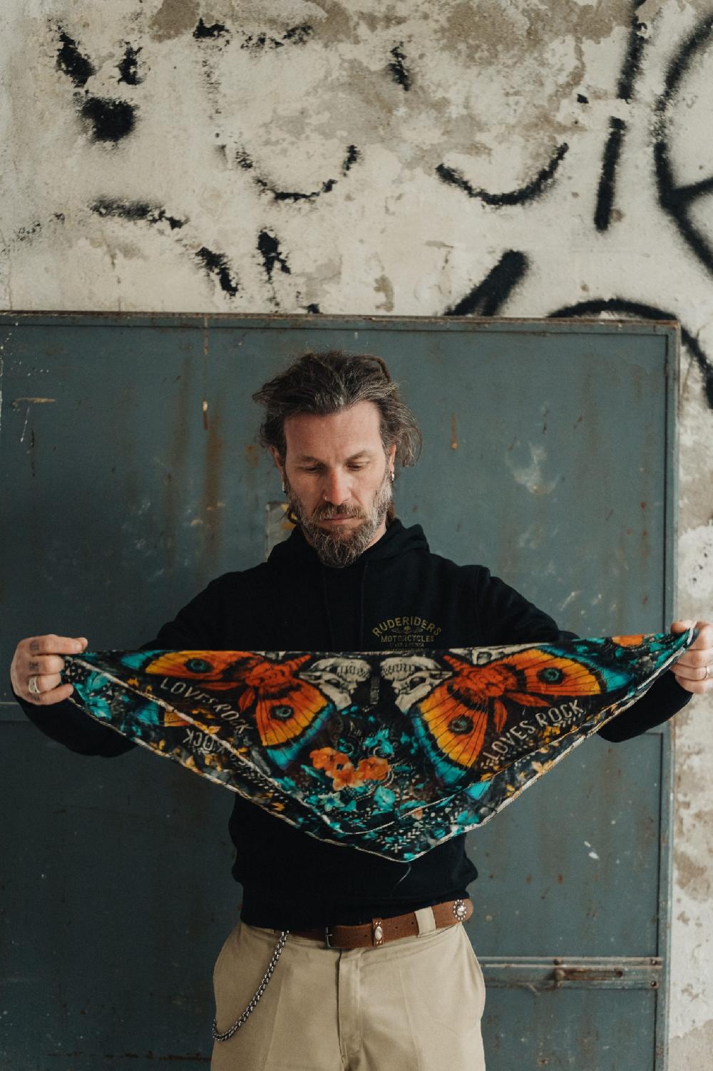 Rude Riders Bandana Butterfly Negozio