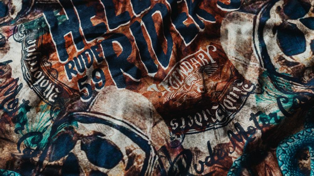 Rude Riders Bandana Hell Club Nuova