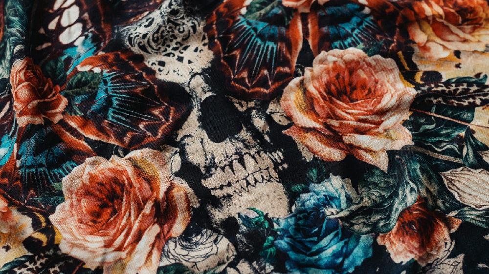 Rude Riders Bandana Skull&Roses Nuovo