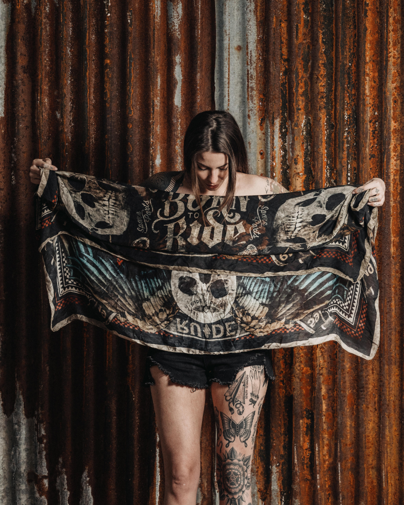 Rude Riders Foulard Flying Skull Promozione Limitata