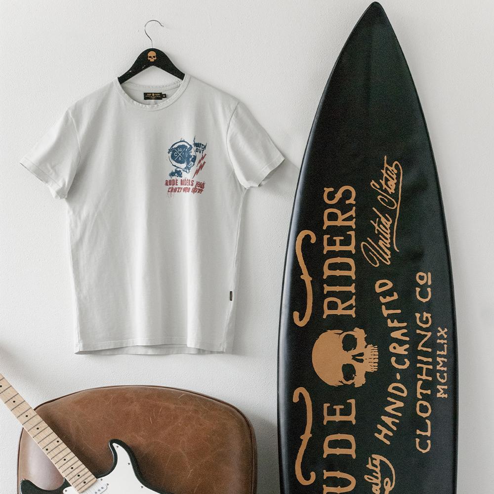 Rude Riders T-Shirt Uomo Crazy Boy Promozione Limitata